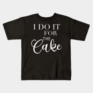 Wedding Photographer - I do it for the cake Kids T-Shirt